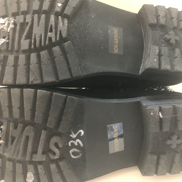 New Stuart Weitzman Girls Black Moto Boots Short Rhinestone  5 US/ 35 EU - Picture 7 of 9